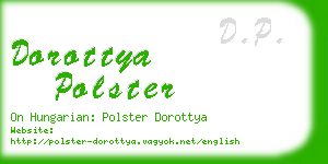 dorottya polster business card